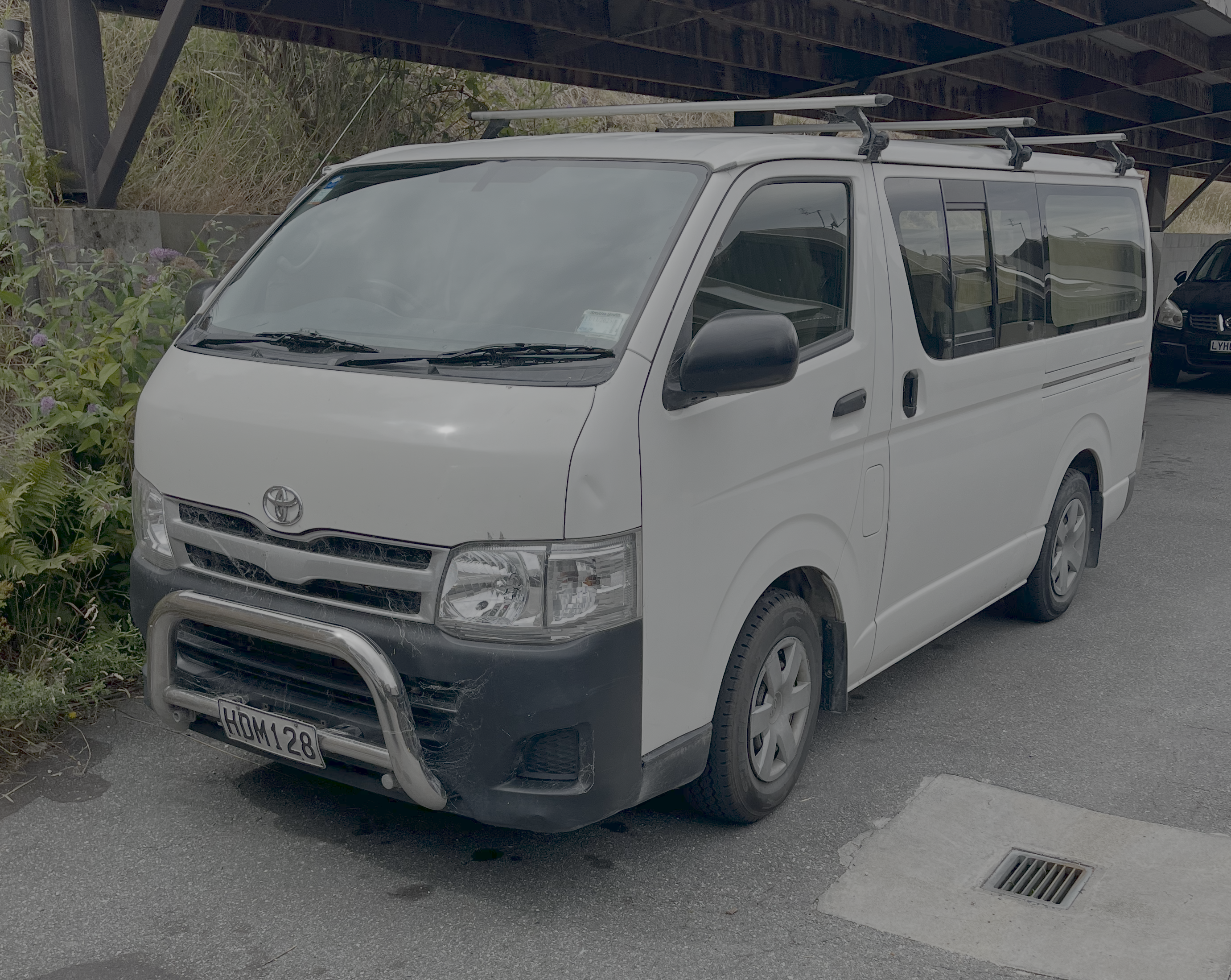 Company van showing professional branding
